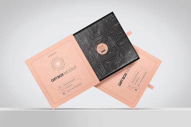 Gift Box Mockup