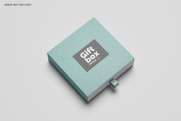 PSD gift box mockup