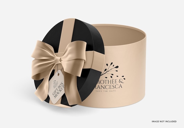 Gift box mockup