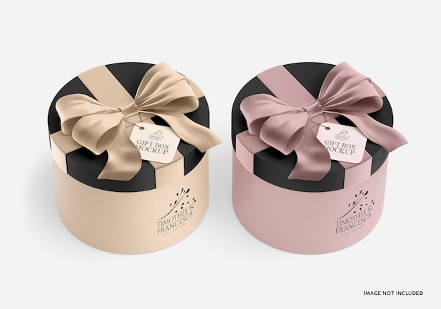 Gift box mockup