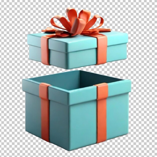 Scatola regalo png psd