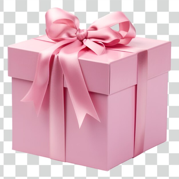 PSD gift box transparent background