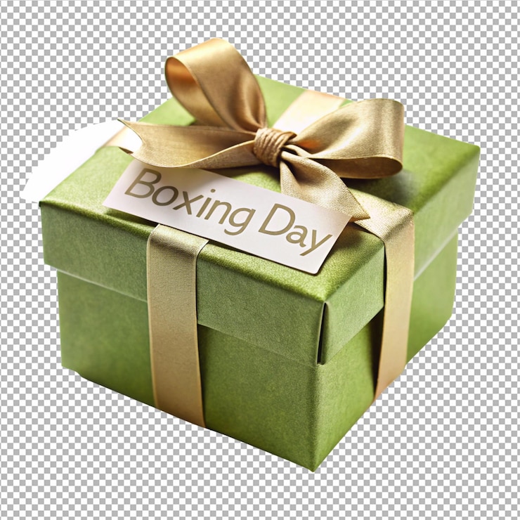 PSD gift boxs celebration of boxing day