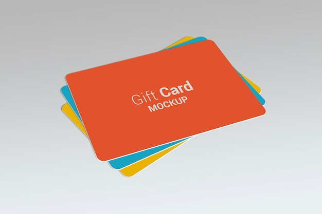 Gift card mock-up