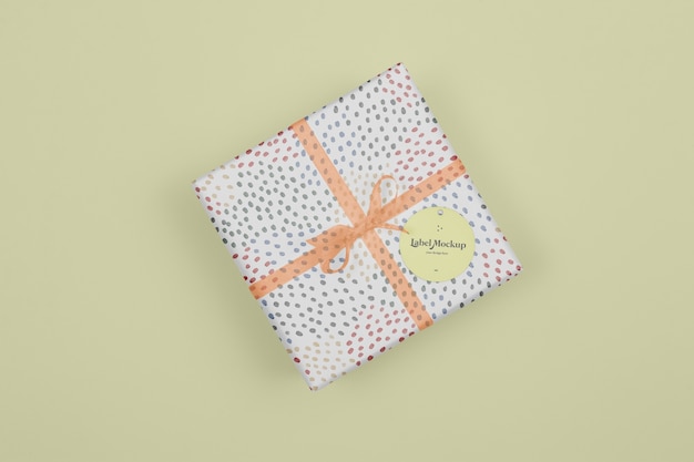 PSD progettazione di mockup di carte regalo