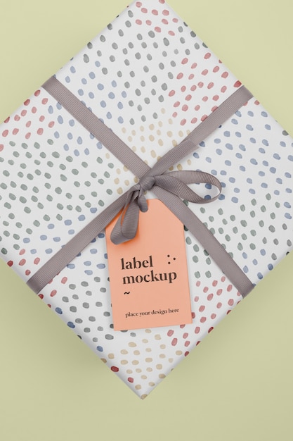 PSD progettazione di mockup di carte regalo