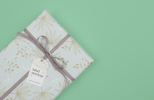 PSD progettazione di mockup di carte regalo