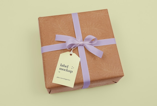 PSD progettazione di mockup di carte regalo