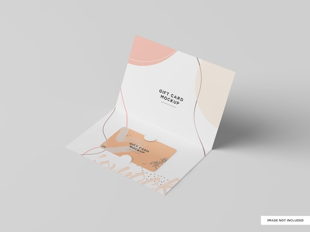 PSD mockup di carta regalo