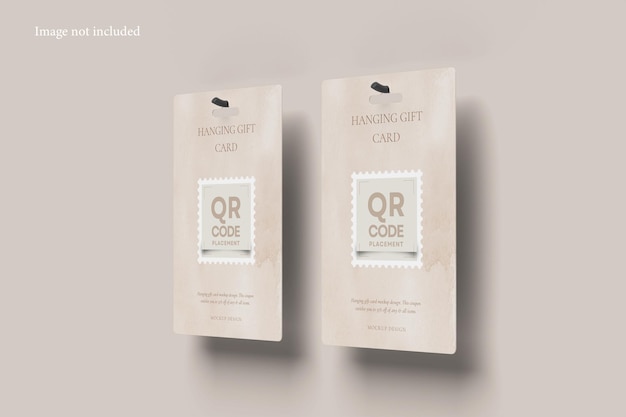 gift card mockup