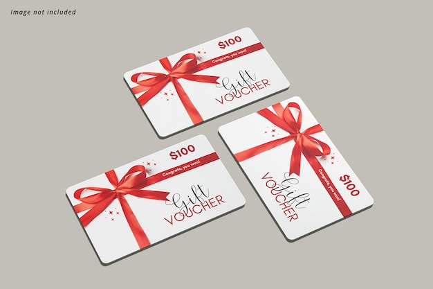 gift card mockup