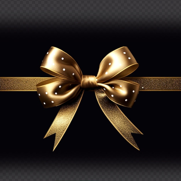 PSD gift ribbon isolated