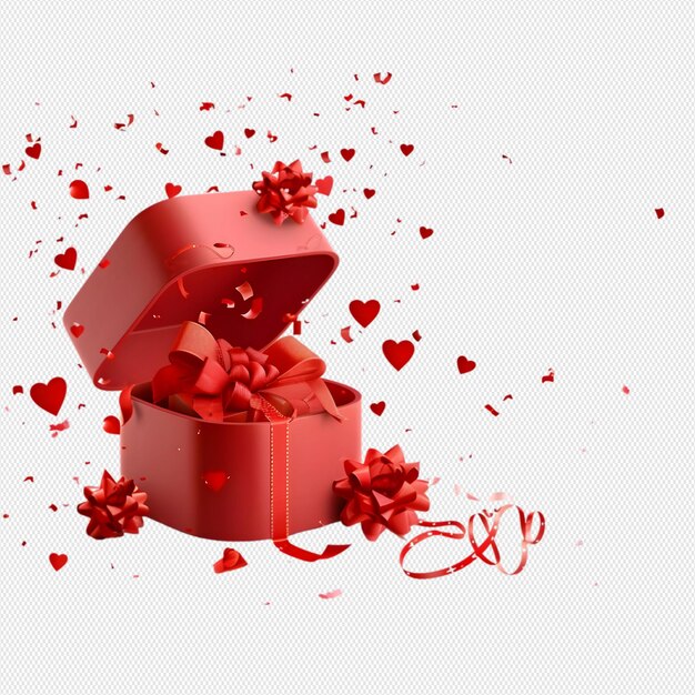 PSD gift valentine png