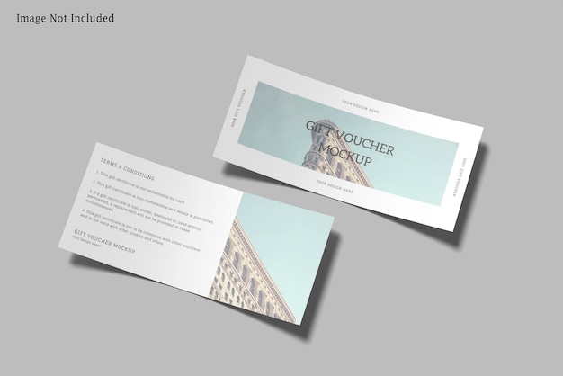 Gift Voucher Mockup