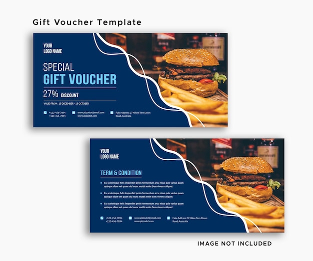 Gift voucher template