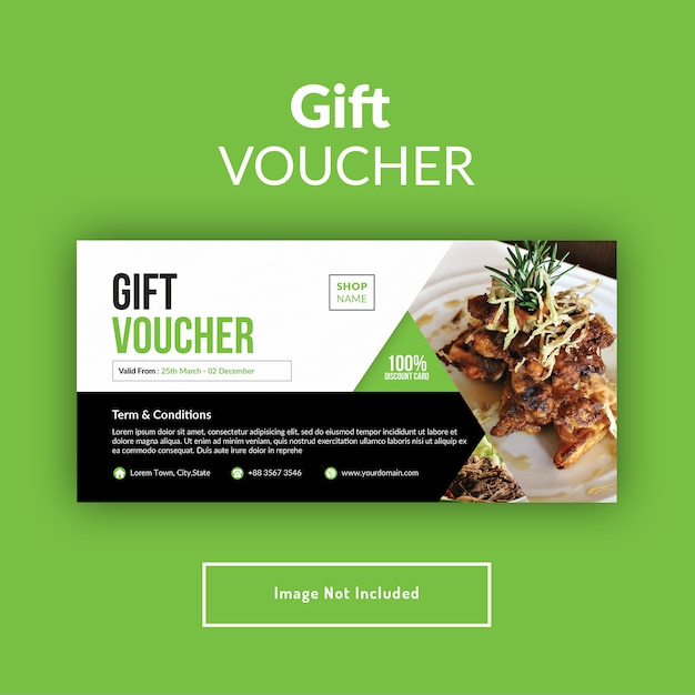 PSD gift voucher