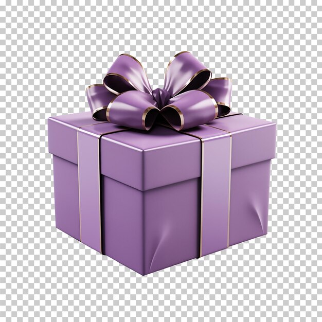 PSD giftbox isolated