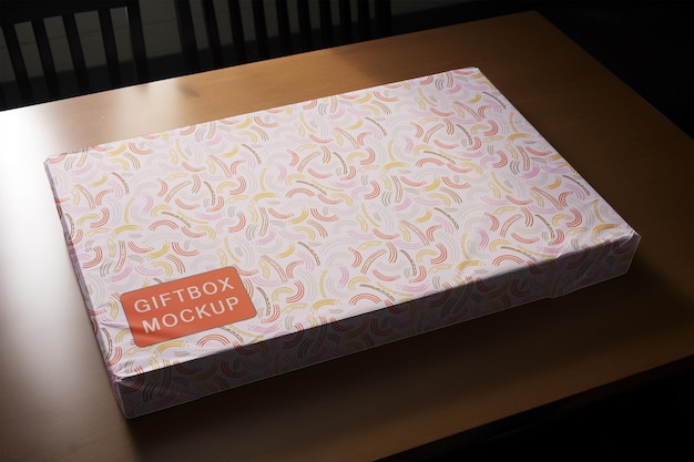 PSD giftbox mockup