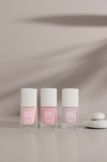 PSD giftige gratis nagellak mockup