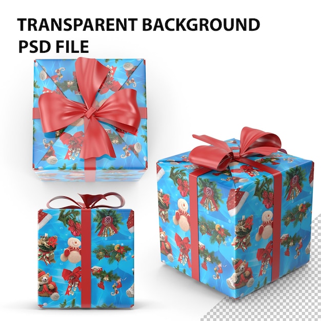 PSD gifts box png