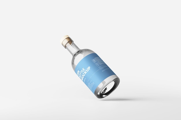 Gin fles mockup