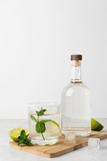 Gin labeling design mockup