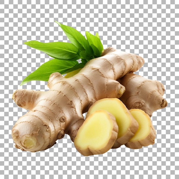 PSD ginger on transparent background