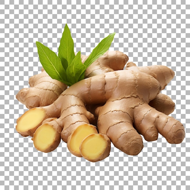 PSD ginger on transparent background