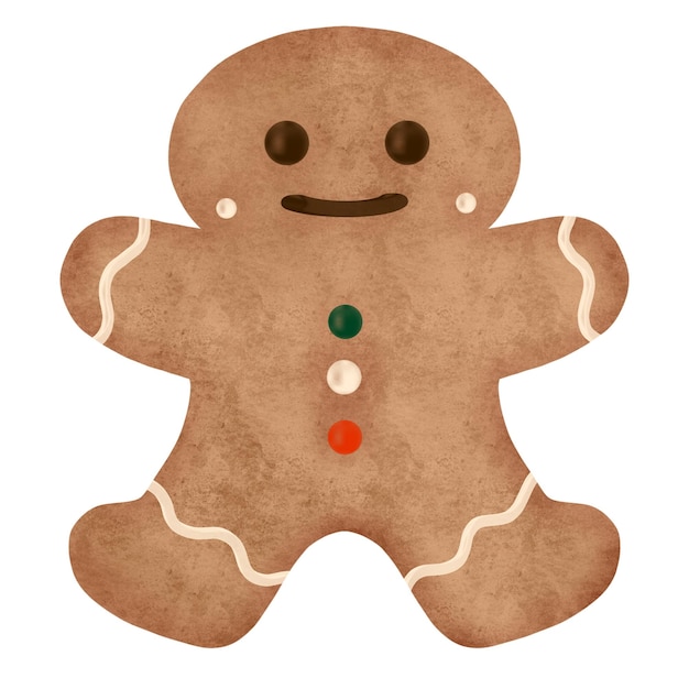 Gingerbread Cookie Illustration