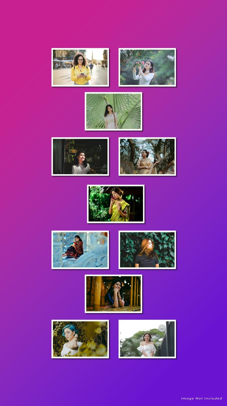 PSD girl in nature photography