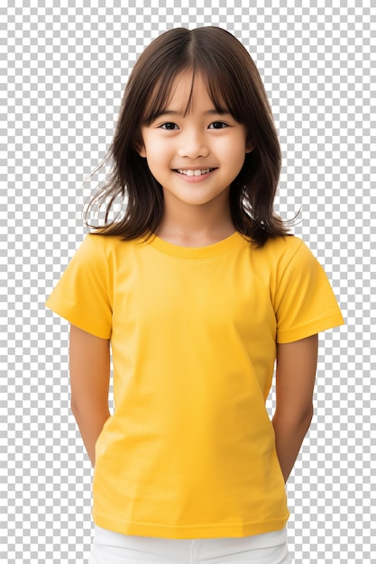 PSD girl portrait isolated