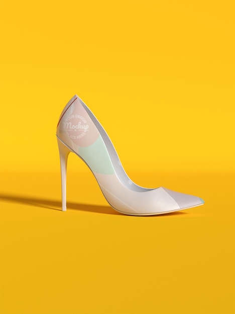 Mockup di scarpe da ragazza