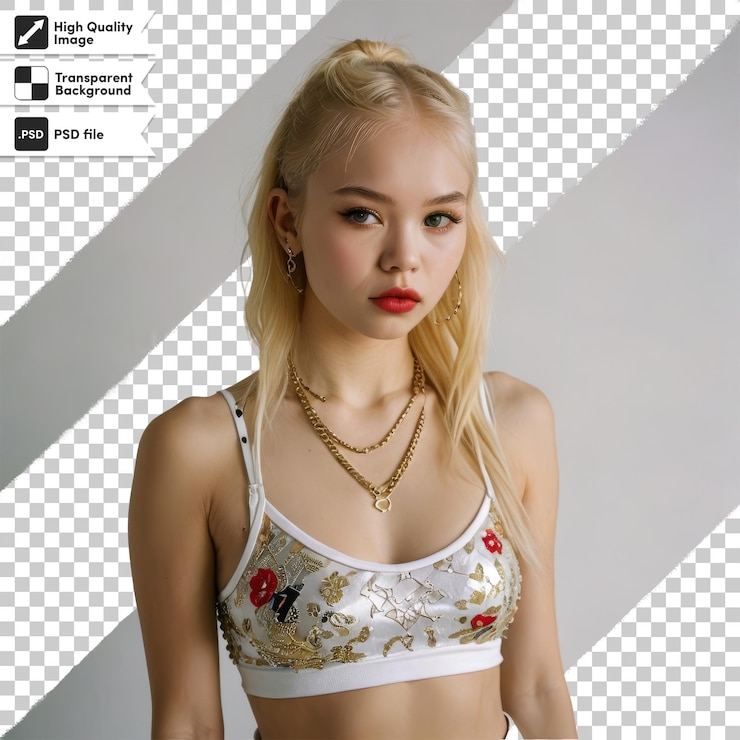 PSD 은 입술과 색 을 가진 소녀가 "quote"라는 단어를 쓴다.