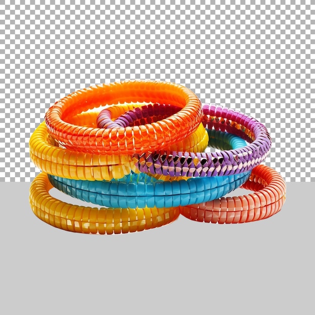 Girls traditional bracelet indian on transparent background ai generated