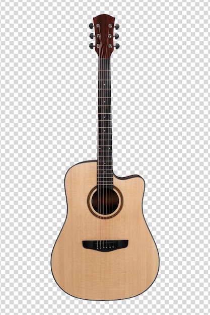 PSD gitaar met een transparante achtergrond