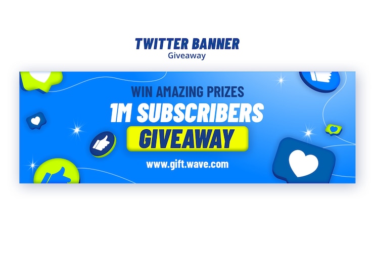 PSD giveaway  template design