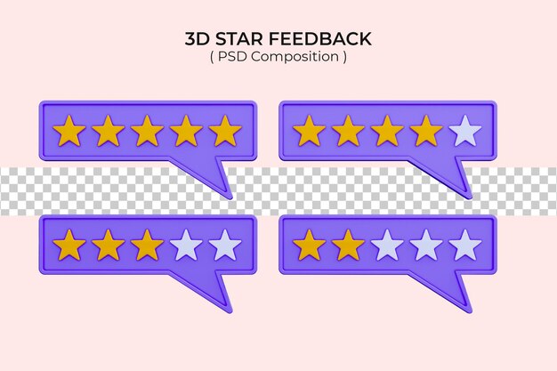 Предоставление звездного рейтинга обратная связь концепции отзывов клиентов отзывы звезд с хорошей и плохой оценкой