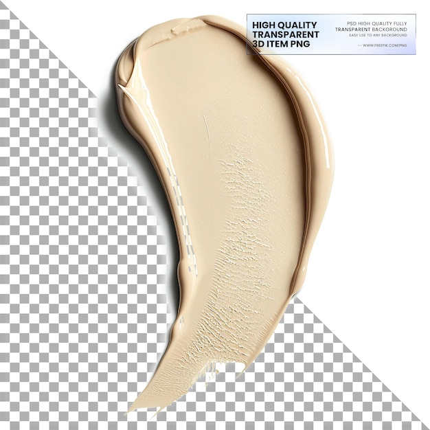 Gladde gezicht primer met pore minimaliserende effect op transparante achtergrond