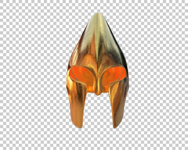 PSD gladiator helmet isolated on background 3d rendering illustration