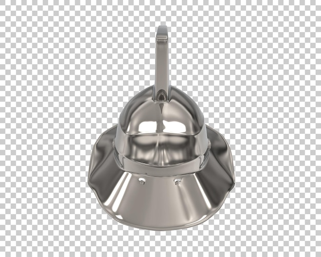 PSD gladiator helmet isolated on background 3d rendering illustration