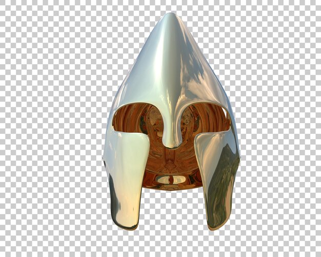 PSD gladiator helmet isolated on background 3d rendering illustration