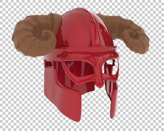 PSD 透明な背景の 3 d レンダリング図に分離された剣闘士のヘルメット
