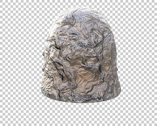 PSD gladiatorhelm geïsoleerd op achtergrond 3d-rendering illustratie