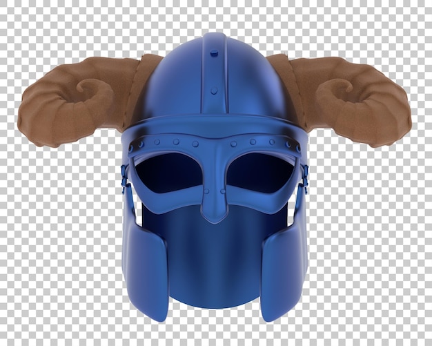 Gladiatorhelm op transparante achtergrond 3d teruggevende illustratie