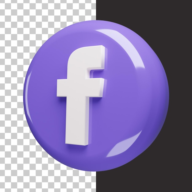Glanzend facebook-logo