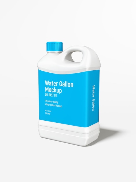 Glanzend plastic water gallon verpakkingsmodel