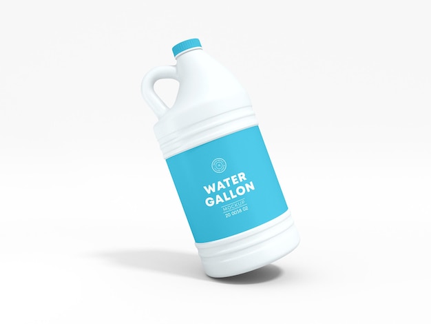 Glanzend plastic water gallon verpakkingsmodel