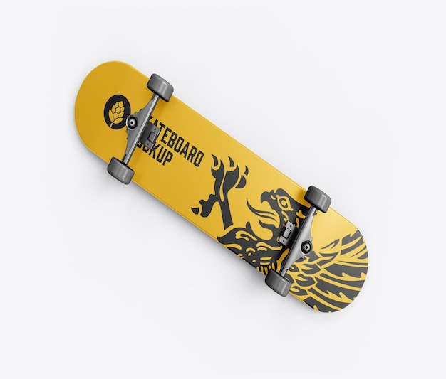 Glanzend skateboardmodel