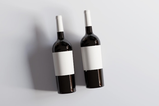 glass bottle mockups