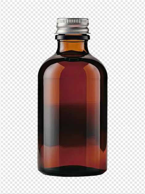 PSD glass bottle png mockup